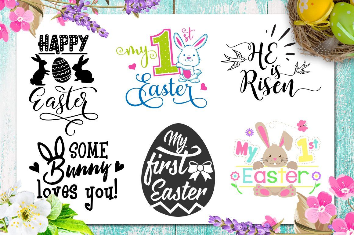 Download Easter Bundle - 30 Easter SVG files By BlackCatsSVG | TheHungryJPEG.com