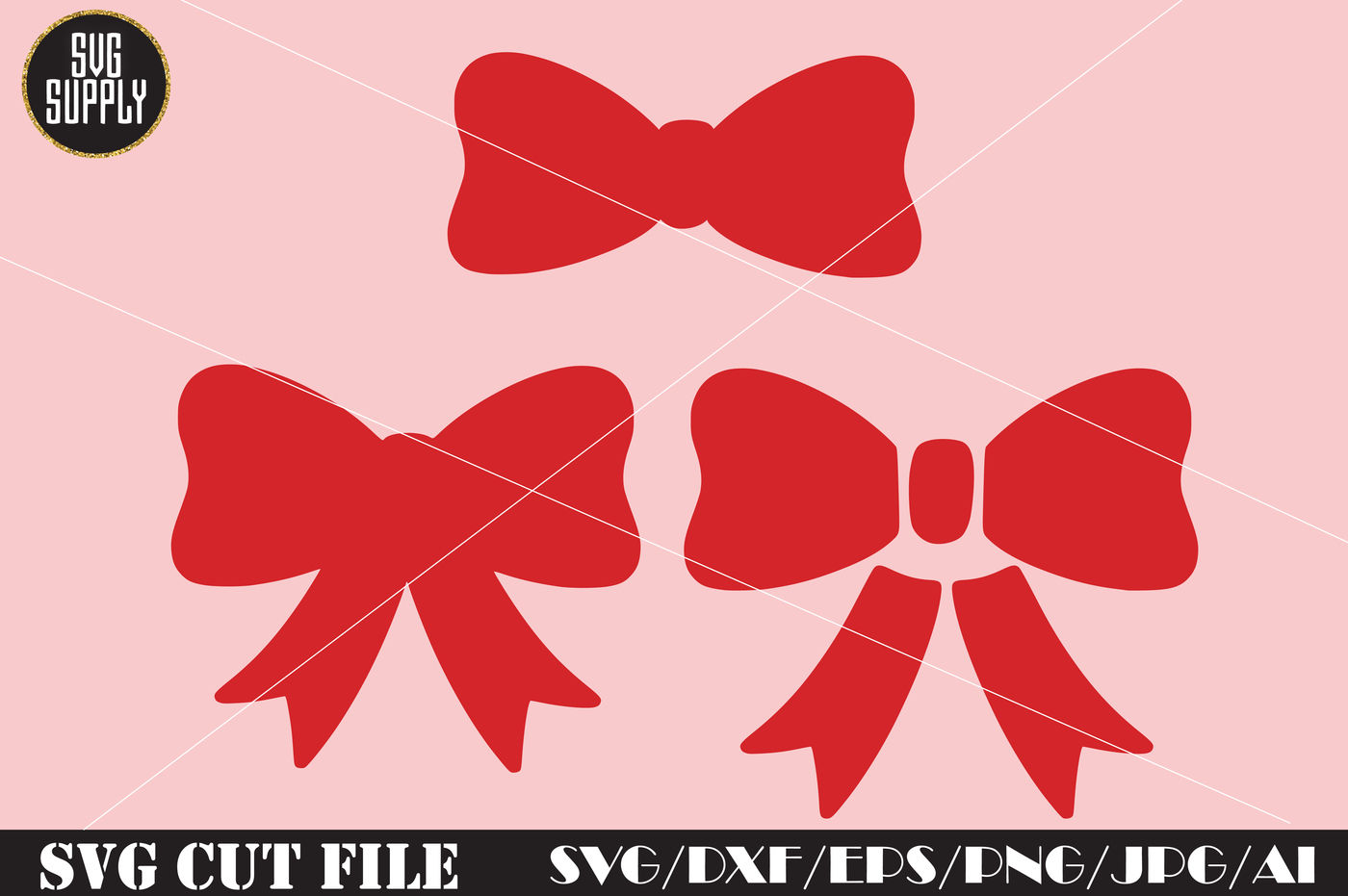 Bow SVG * Bow SVG Cut File By SVGSUPPLY | TheHungryJPEG.com