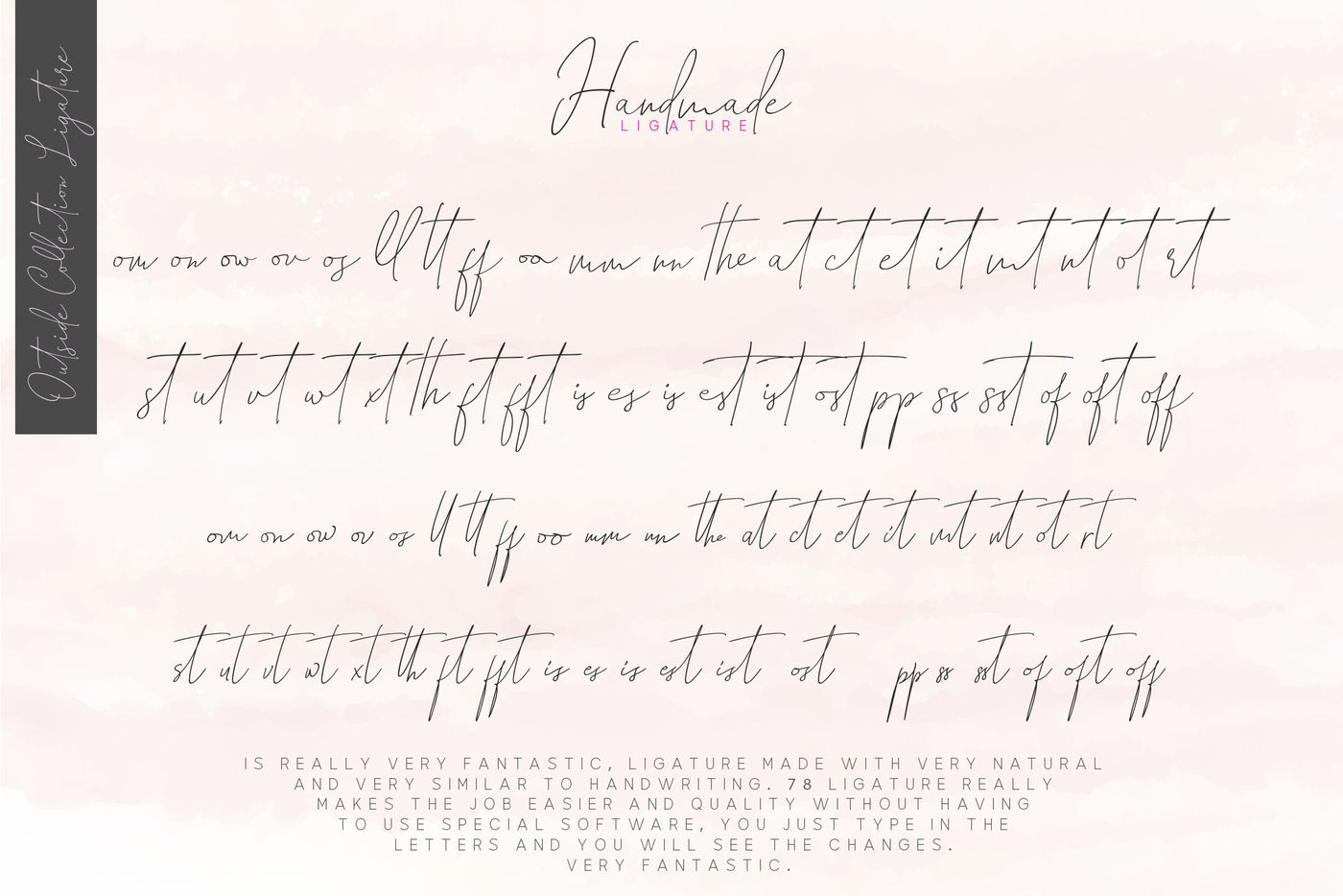 Outside Collection Signature Font By Aqr Typeface Thehungryjpeg Com