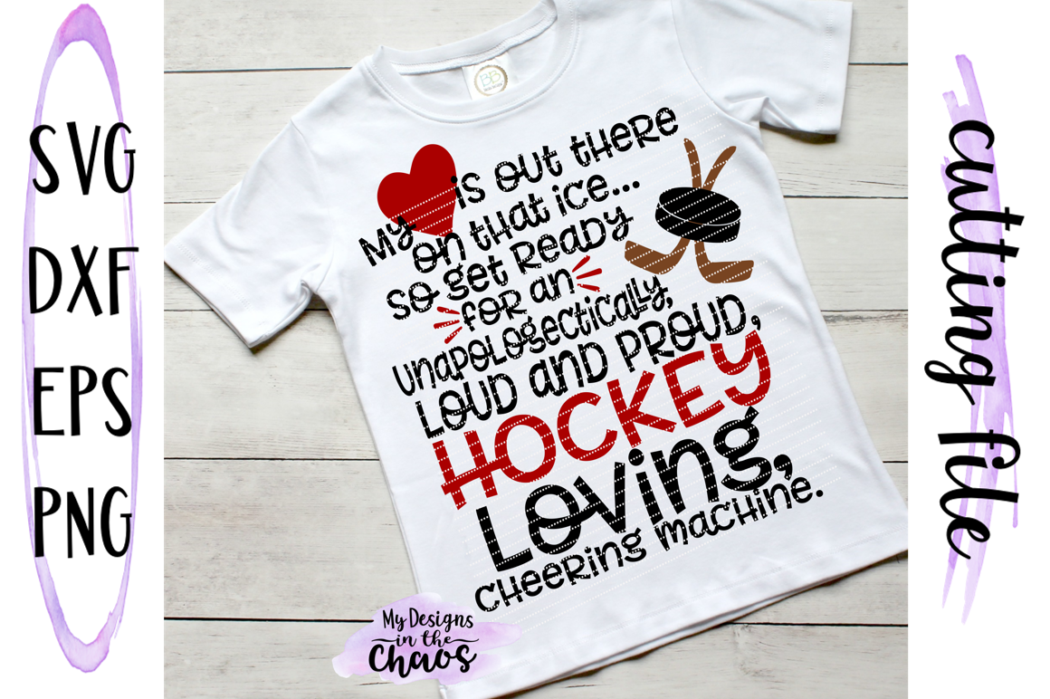 Download Loud And Proud Svg Hockey Mom Svg Hockey Svg Silhouette Cameo By My Designs In The Chaos Thehungryjpeg Com