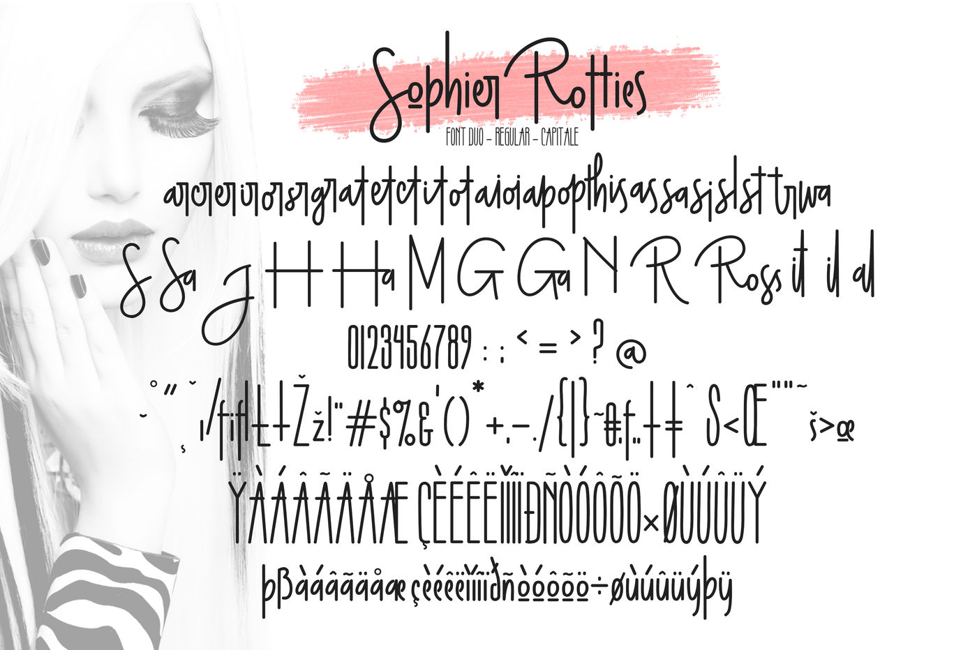 Sophier Rotties Font Duo By Cotbada Studio Thehungryjpeg Com