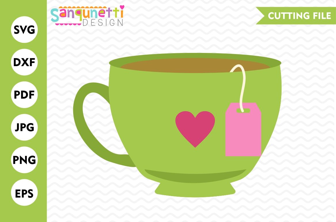 Teacup Svg Tea Svg Cut File By Sanqunetti Design Thehungryjpeg Com