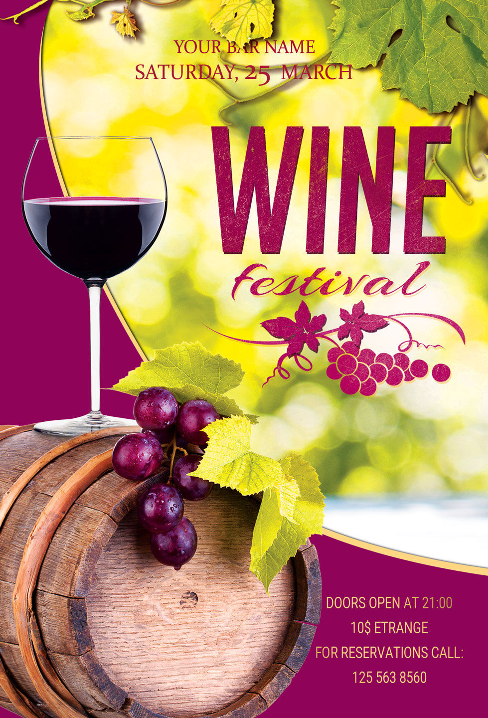 wine travel poster