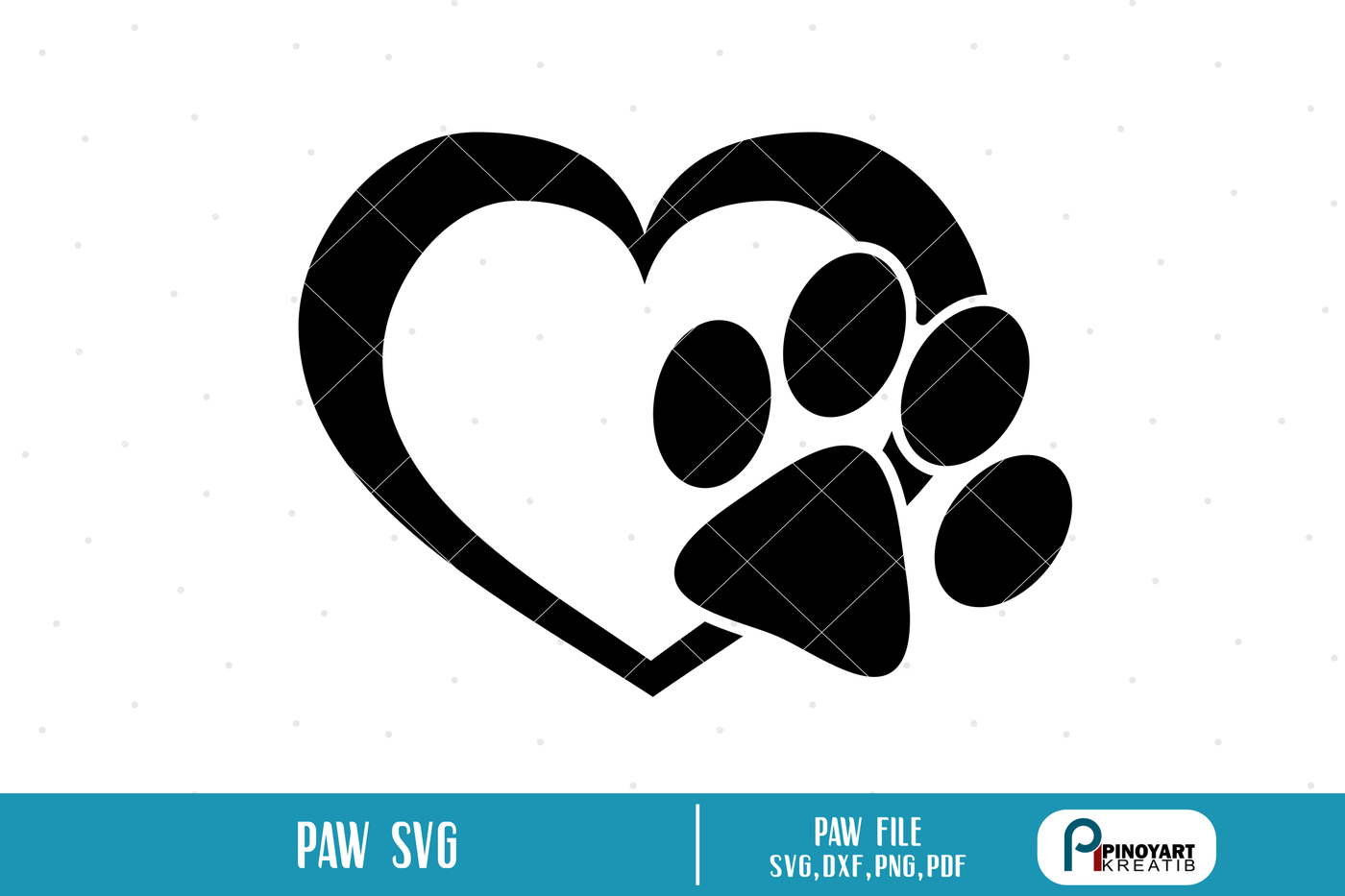 Download Love Dog Paw Svg