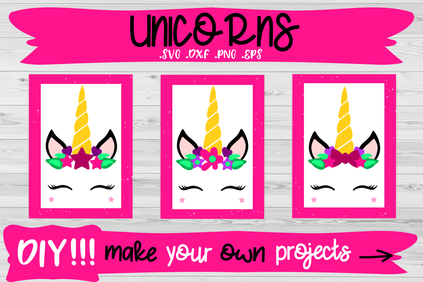 Unicorn Svg Cut Files For Cricut Silhouette By Sweet Panda Store Thehungryjpeg Com