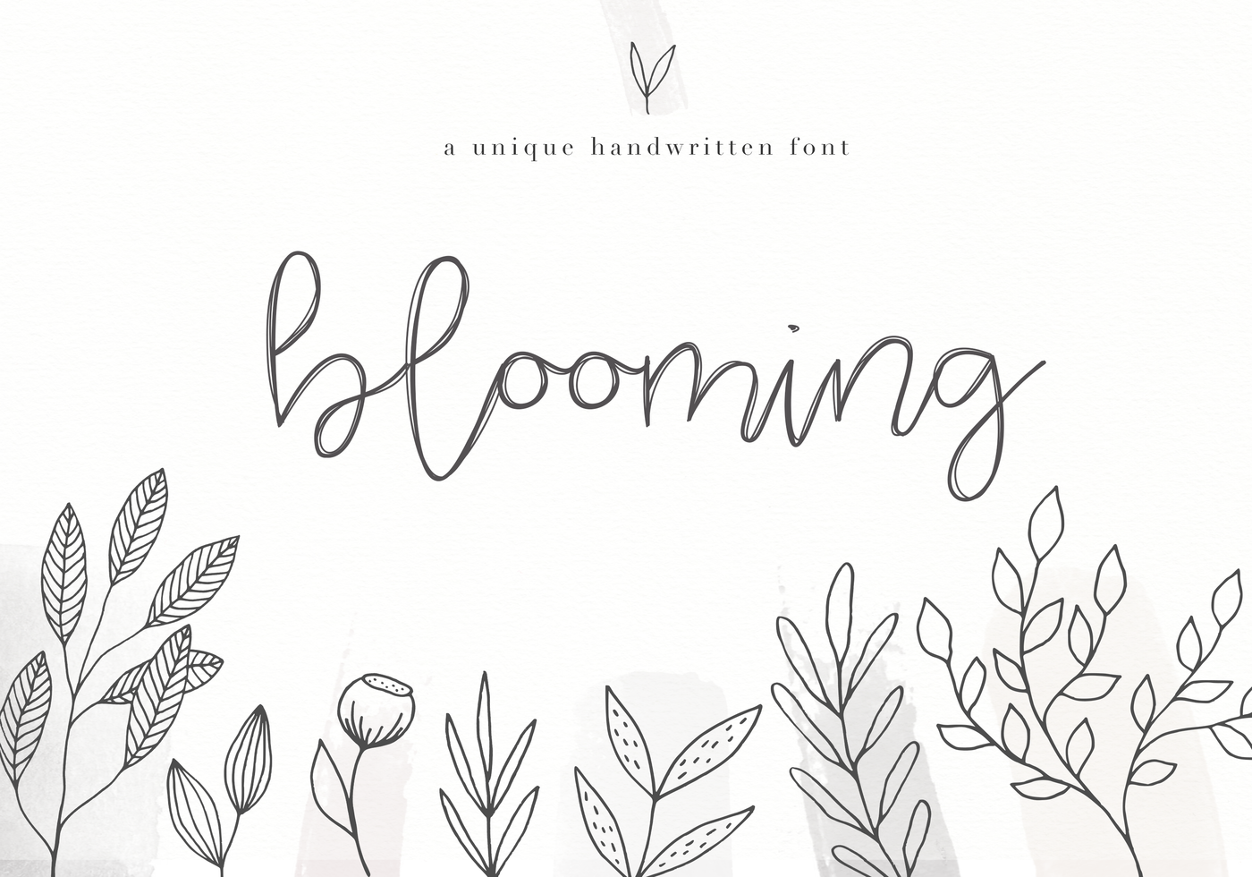 Blooming Handwritten Script Font By Ka Designs Thehungryjpeg Com