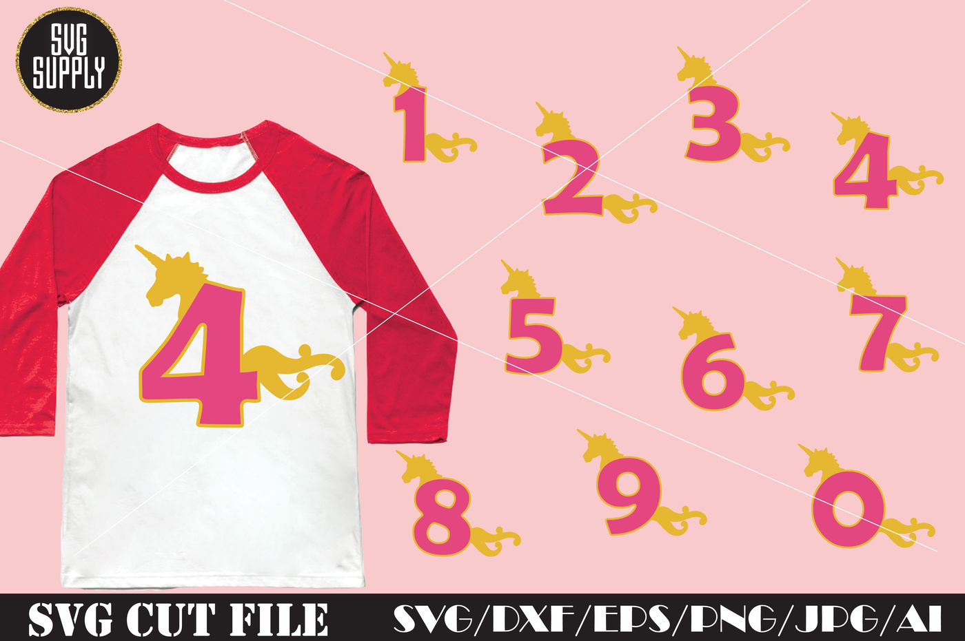 Free Free Unicorn Number Svg 524 SVG PNG EPS DXF File