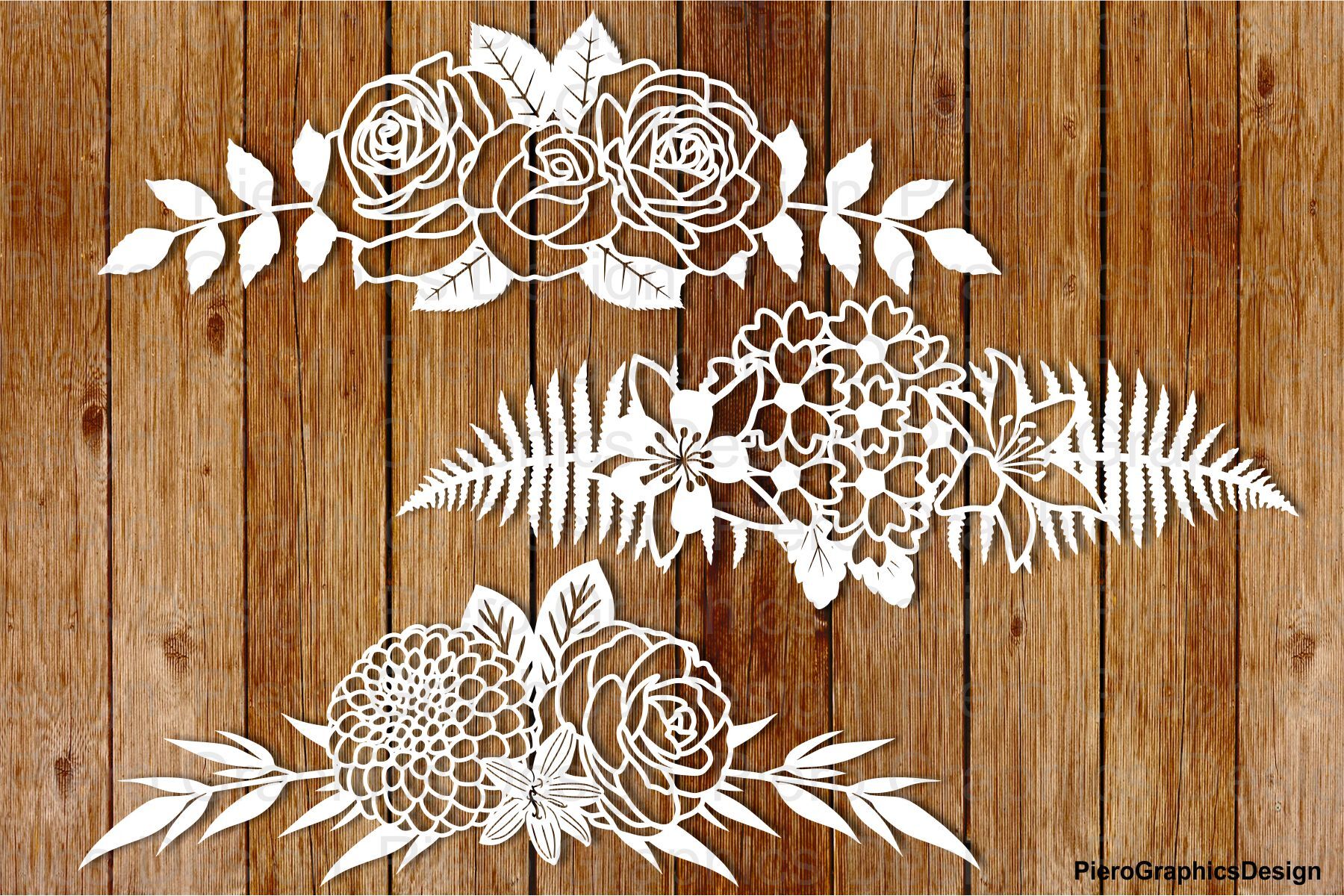 cricut floral ideas