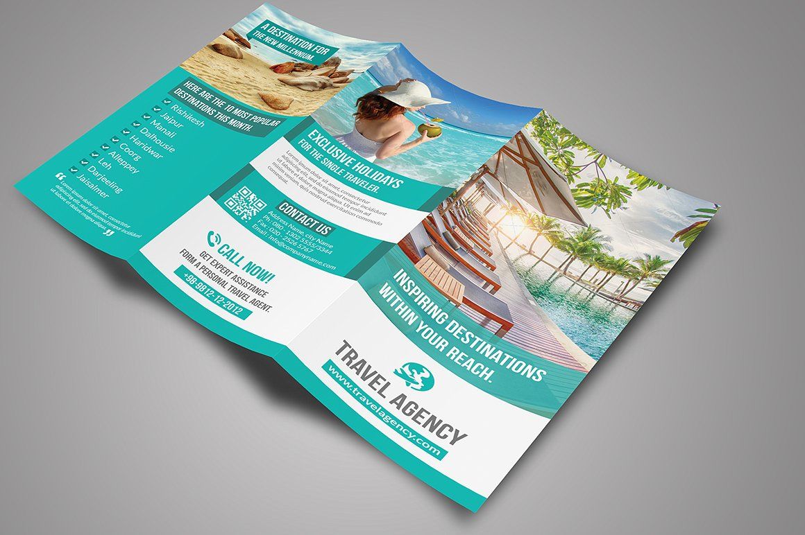 travel brochure graphics