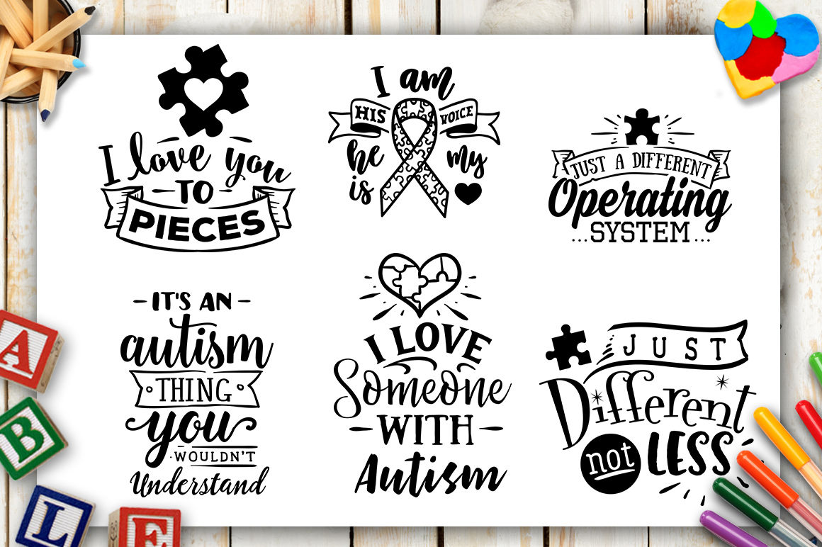 Materials autism acceptance SVG autism autism mask autism sticker ...