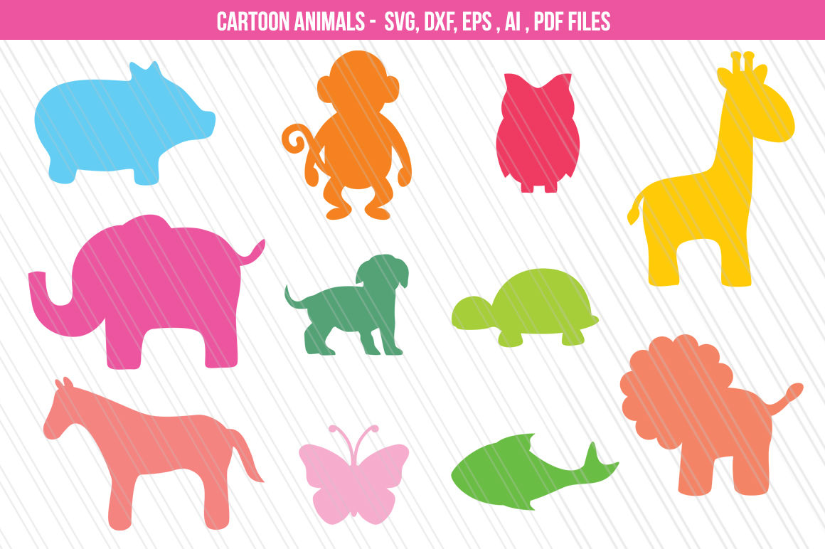 Download Baby/ Zoo Animals svg dxf cutting files By AivosDesigns | TheHungryJPEG.com