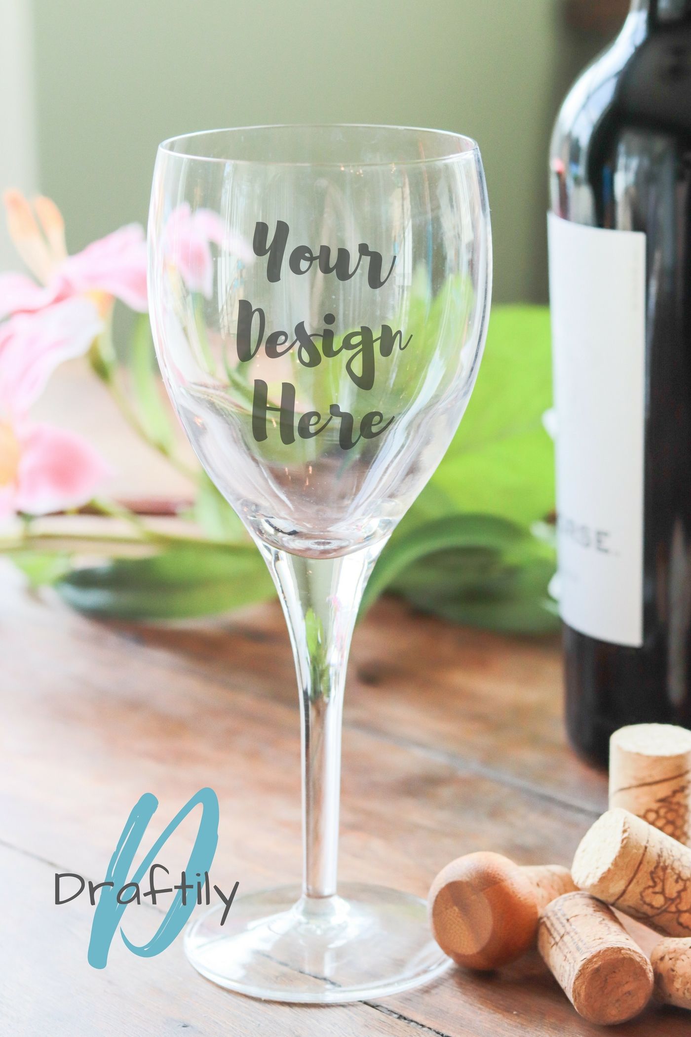 Download Wine Glass Mockup Bundle 101 By Draftily | TheHungryJPEG.com