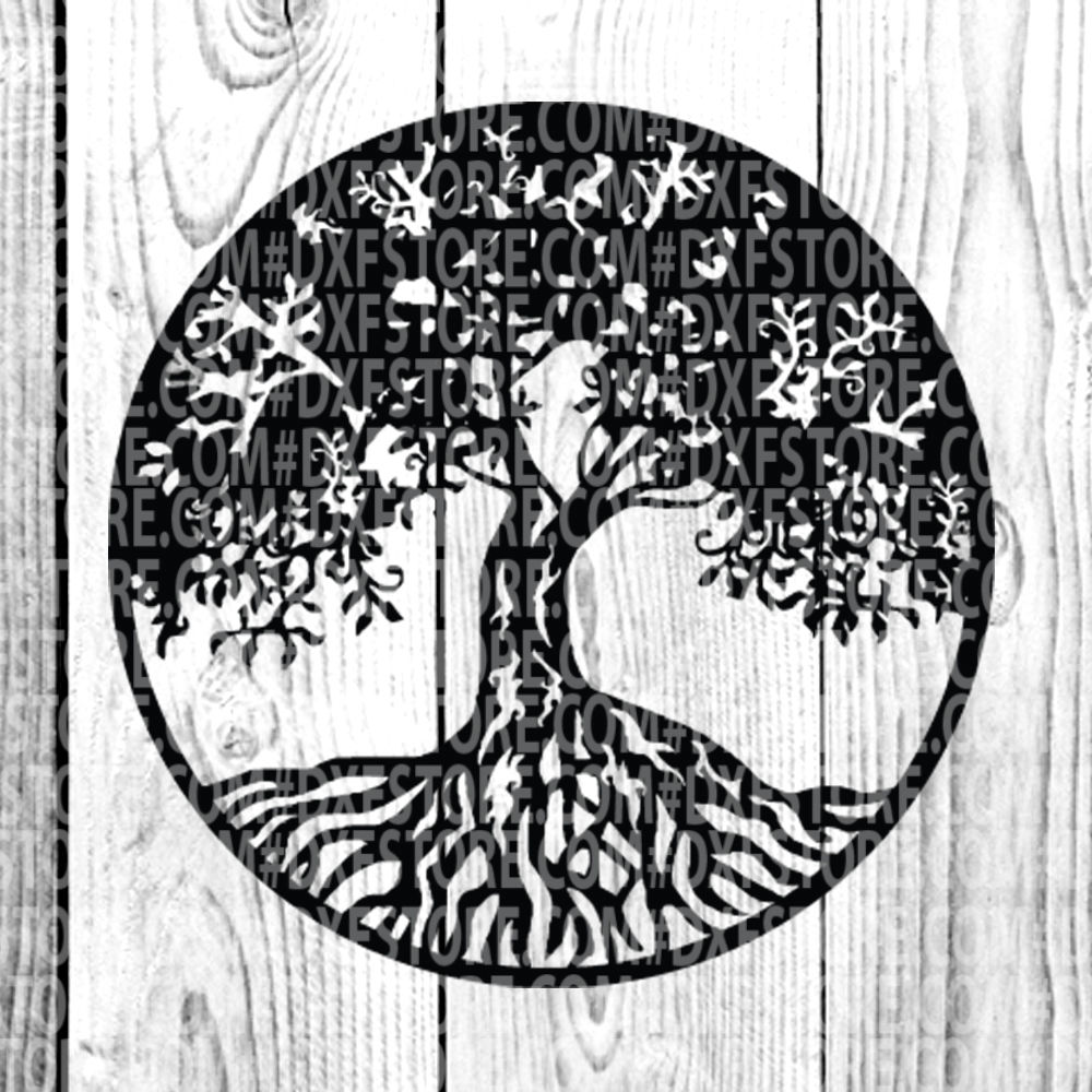 Life Of Tree Family Tree Tattoo Vector Clip Art By Dxf Store Thehungryjpeg Com