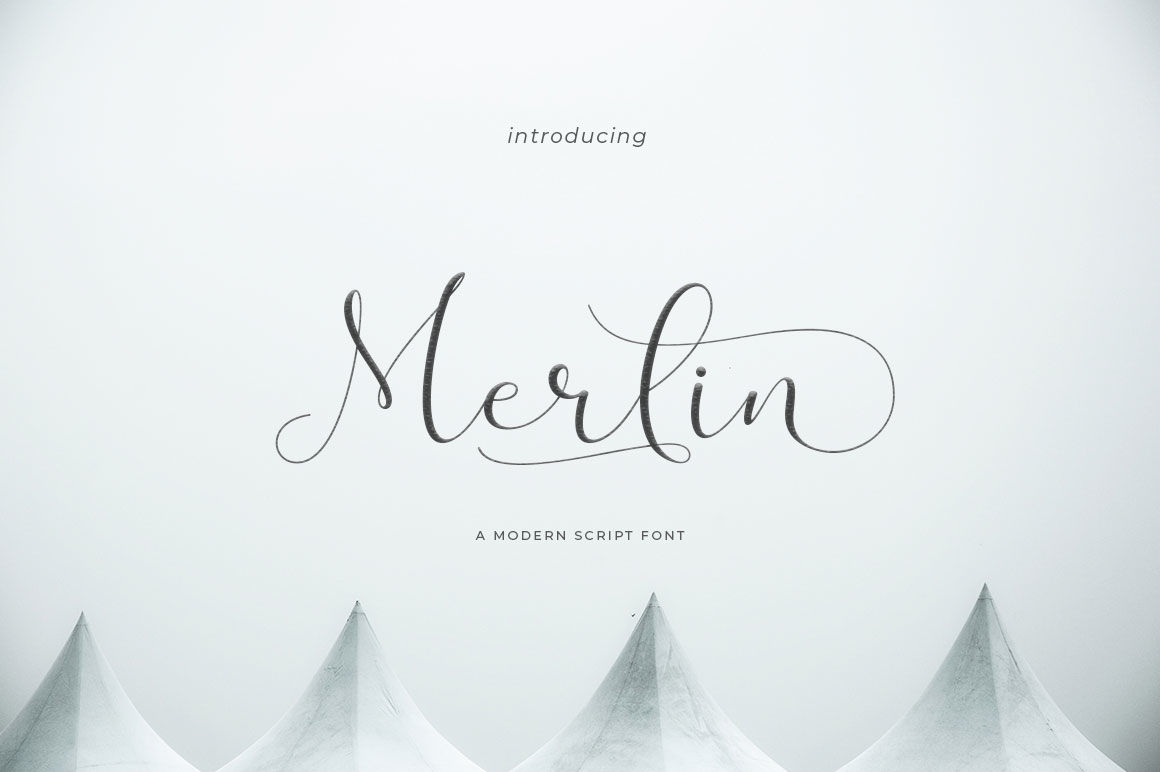 Merlin Script By Uloel Design Thehungryjpeg Com