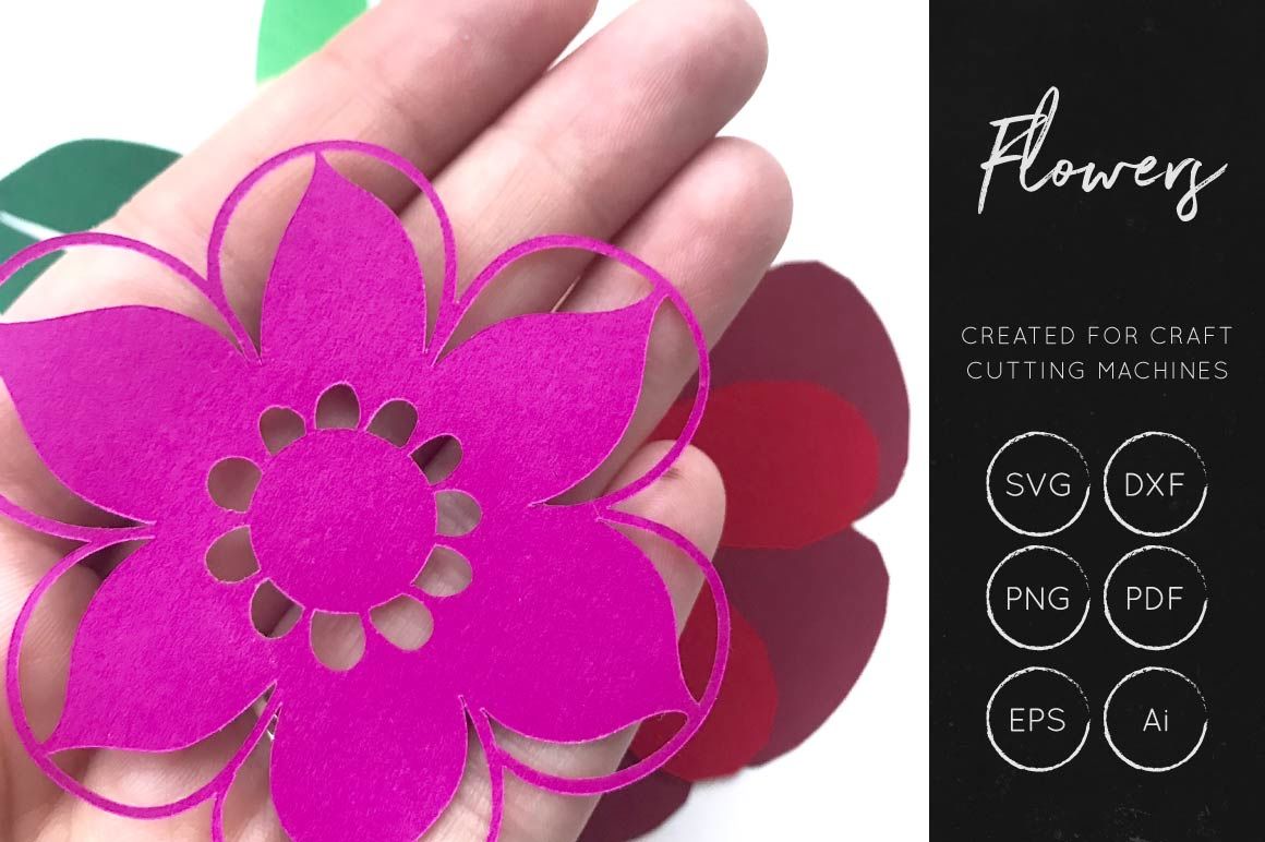 Download Vector Flower SVG Bundle - Flowers for Craft Cutting ...