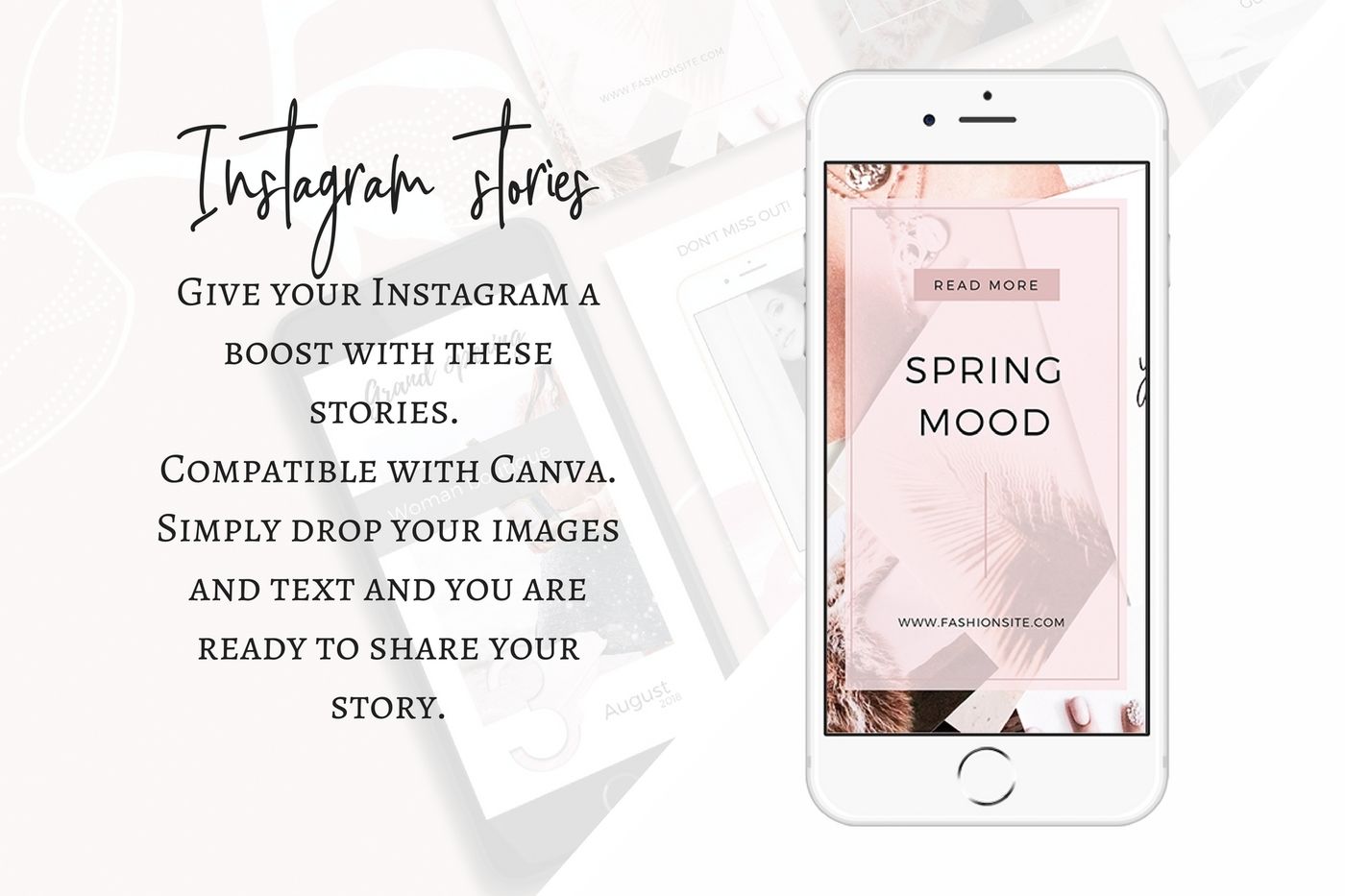 Instagram stories - Style shopping By Creative_Stash | TheHungryJPEG