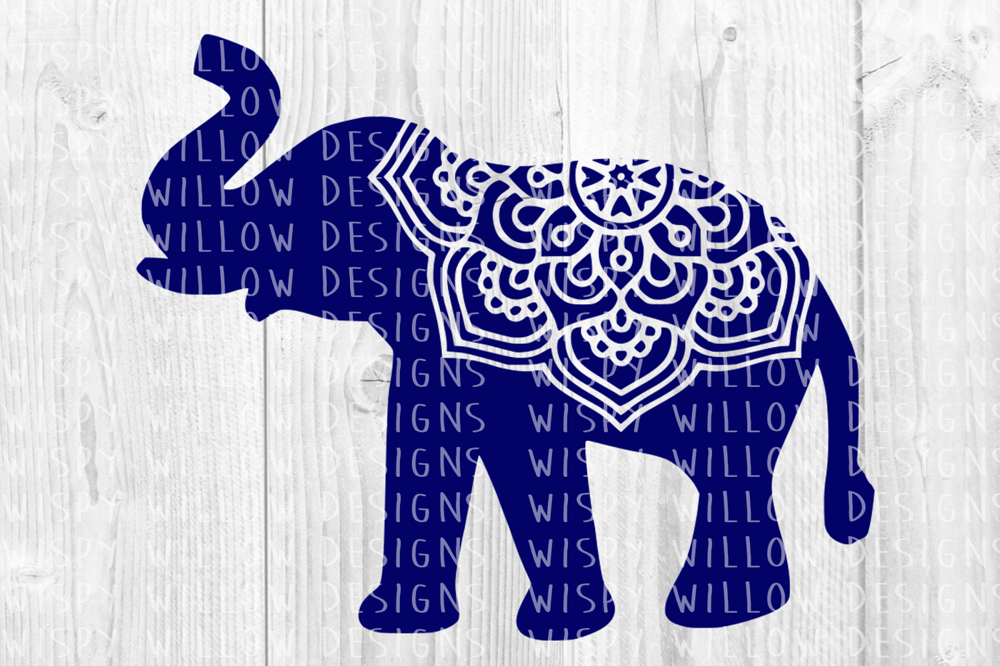 Download Elephant Mandala SVG/DXF/EPS/PNG/JPG/PDF By Wispy Willow ...