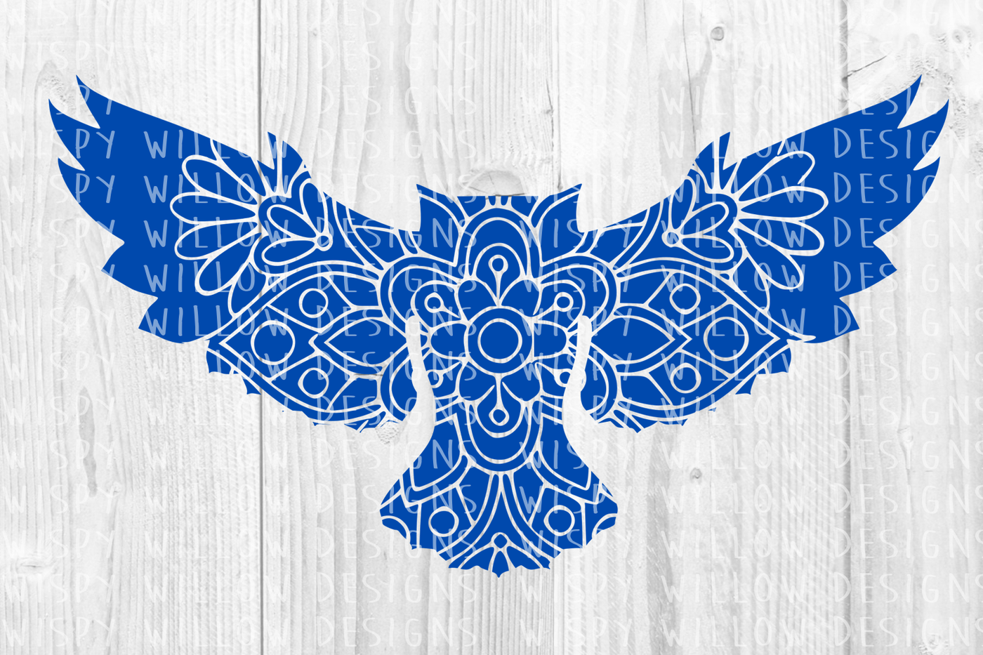 Download Owl Floral Mandala SVG/DXF/EPS/PNG/JPG/PDF By Wispy Willow Designs | TheHungryJPEG.com