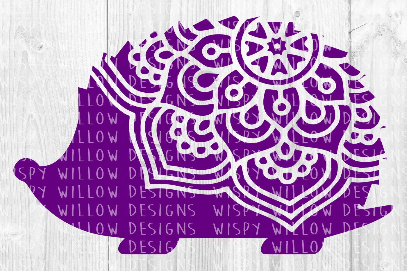 Download Hedgehog Mandala SVG/DXF/EPS/PNG/JPG/PDF By Wispy Willow Designs | TheHungryJPEG.com