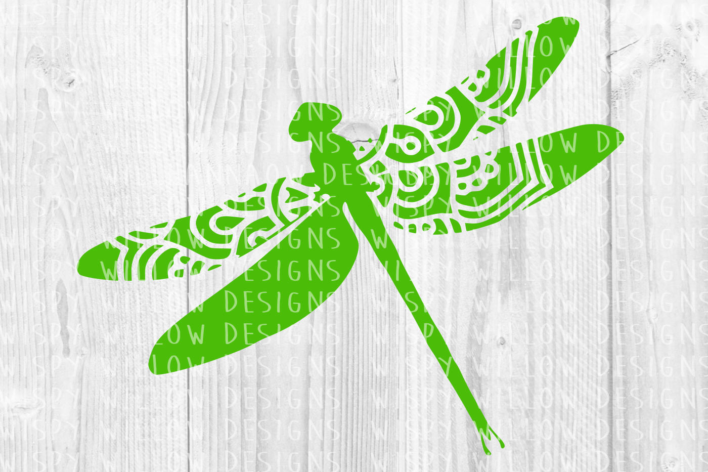 Dragonfly Name Frame SVG/DXF/EPS/PNG/JPG/PDF By Wispy Willow Designs