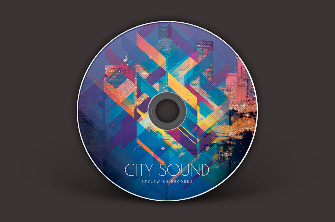 Download Cd Cover Mockup Psd Template Yellowimages