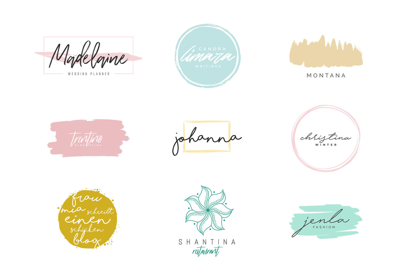 63 feminine Logos Señorita's Dream By PETRA MAKES | TheHungryJPEG