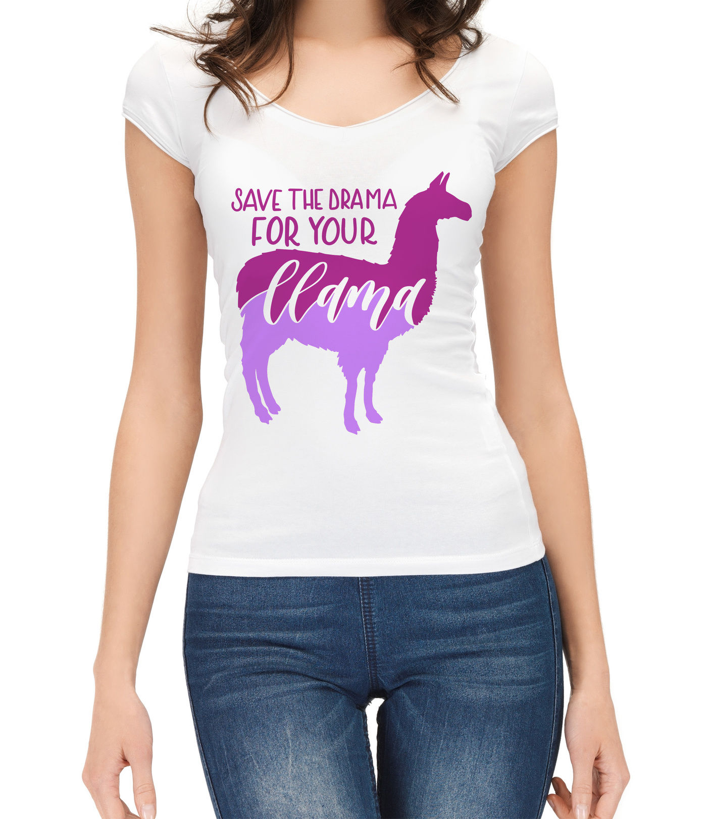 Download Save The Drama For Your LLama SVG for Silhouette and Cricut By Freeling Design House ...