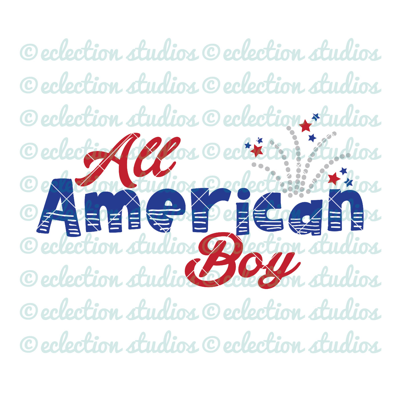 All American Boy SVG By EclectionStudios | TheHungryJPEG.com