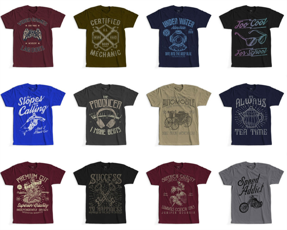 100 Retro Vintage T-Shirt Designs By CJR Designs | TheHungryJPEG