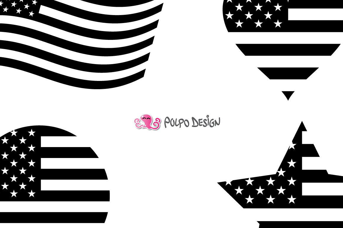Download American Flag Svg By Polpo Design Thehungryjpeg Com