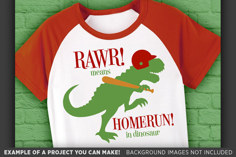 Download Dinosaur Svg Rawr Means Home Run In Dinosaur Svg Baseball 3021 By Tizzy Labs Thehungryjpeg Com