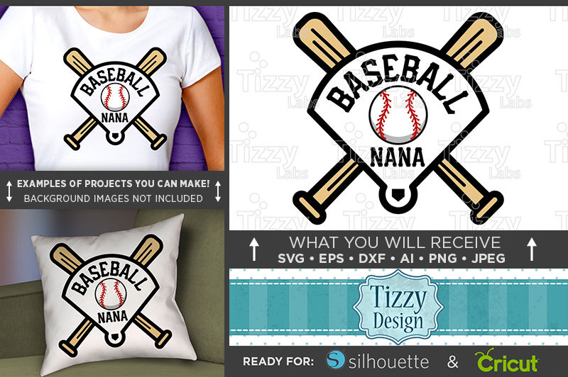 Baseball Nana Shirt Baseball Nana Svg Baseball Shirt Svg 3033 By Tizzy Labs Thehungryjpeg Com