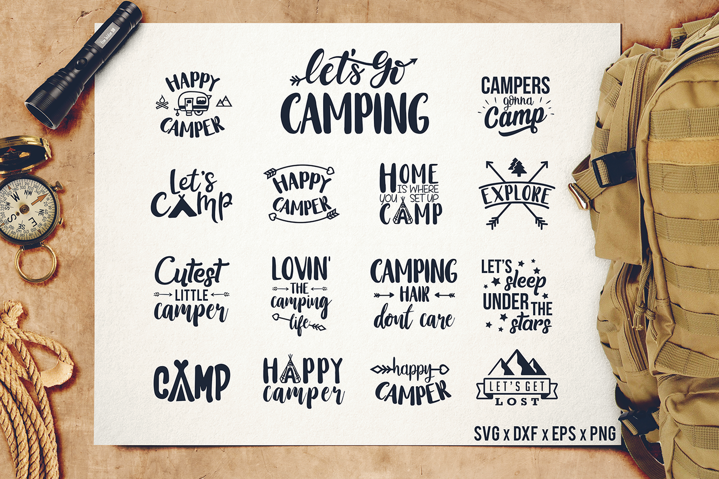 Free Free 68 Happy Camper Camping Svg Free SVG PNG EPS DXF File