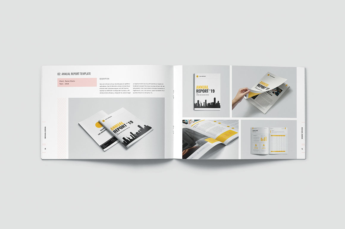 Graphic Design Portfolio Template By Occy Design Thehungryjpeg Com