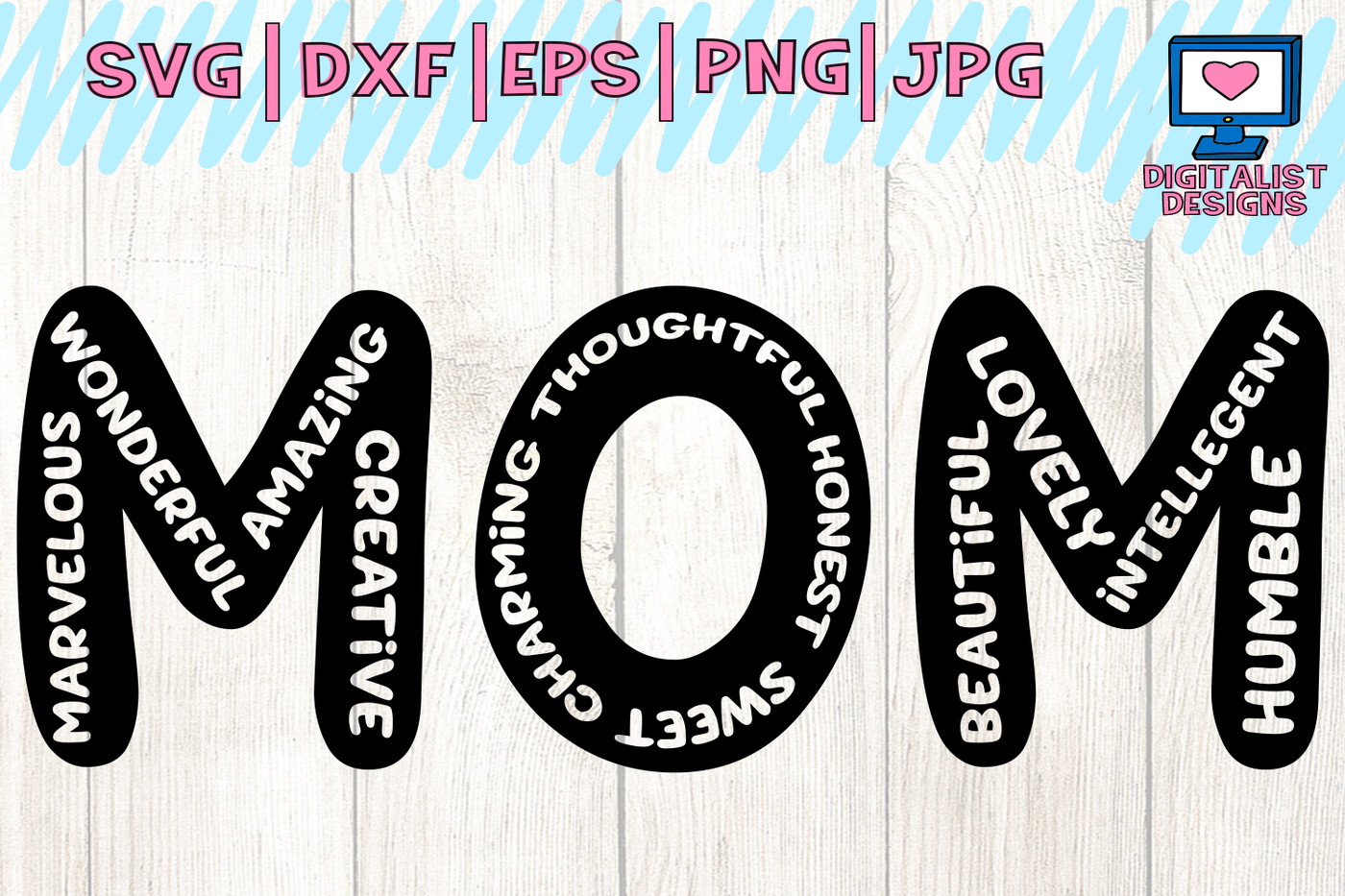 Download mom svg, mother's day svg, mom birthday, mother's day gift By DigitalistDesigns | TheHungryJPEG.com