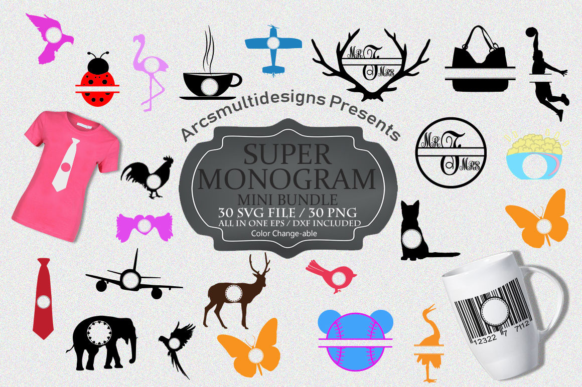 Download Monogram bundle svg vector / monogram frame bundle vector ...