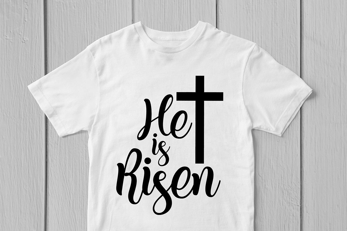 He Is Risen - Svg Cut File By CoralCuts | TheHungryJPEG