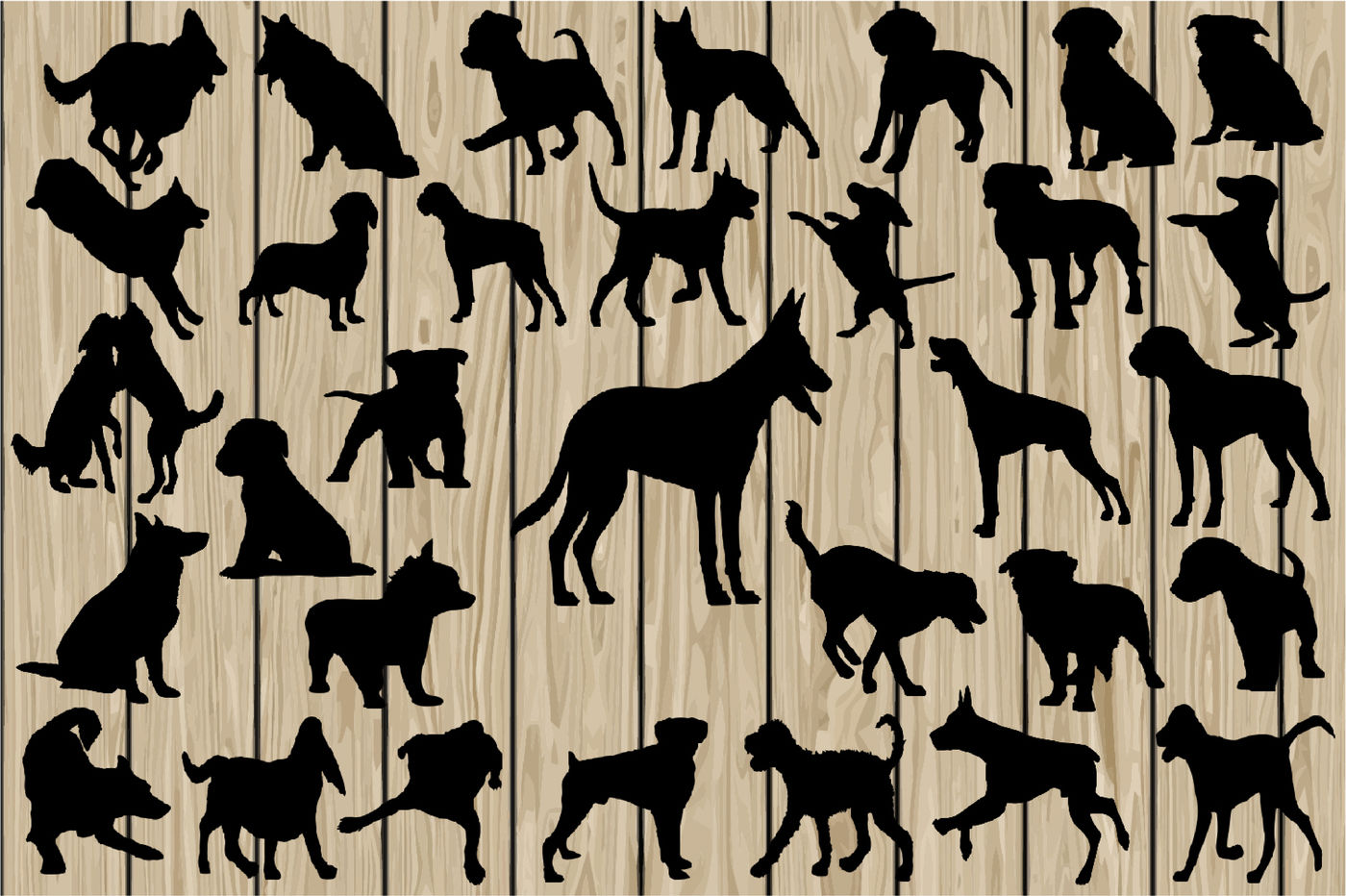 Download 505 Animal Bundle Silhouette SVG, Vector, DXF, EPS, PNG, Animal SVG. By CosmosFineArt ...