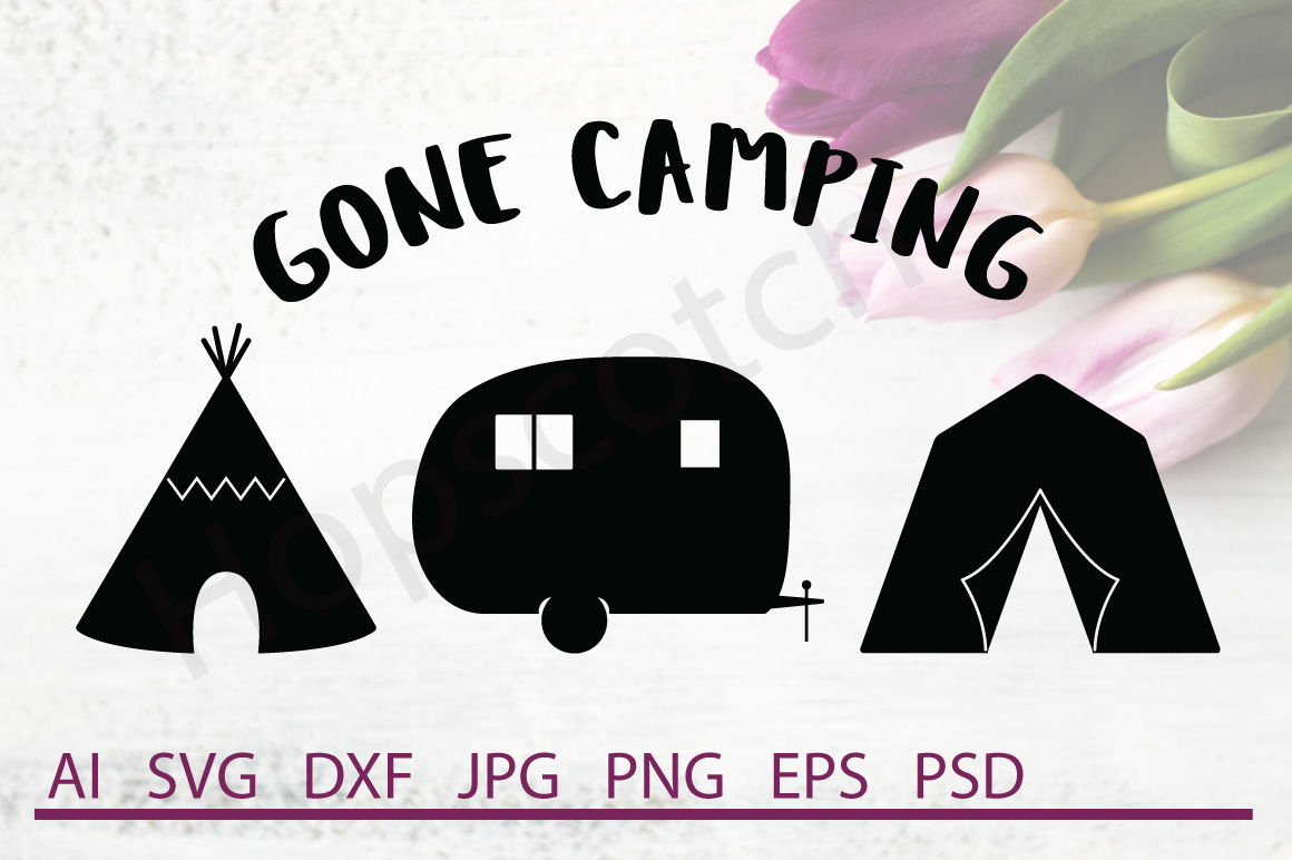 Download Camping SVG, Camping DXF, Cuttable File By Hopscotch ...