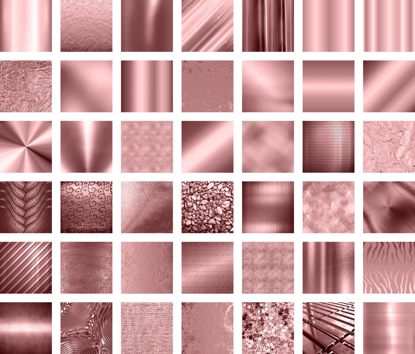 42 Rose Gold Luxury Metallic Texture Papers By ArtInsider