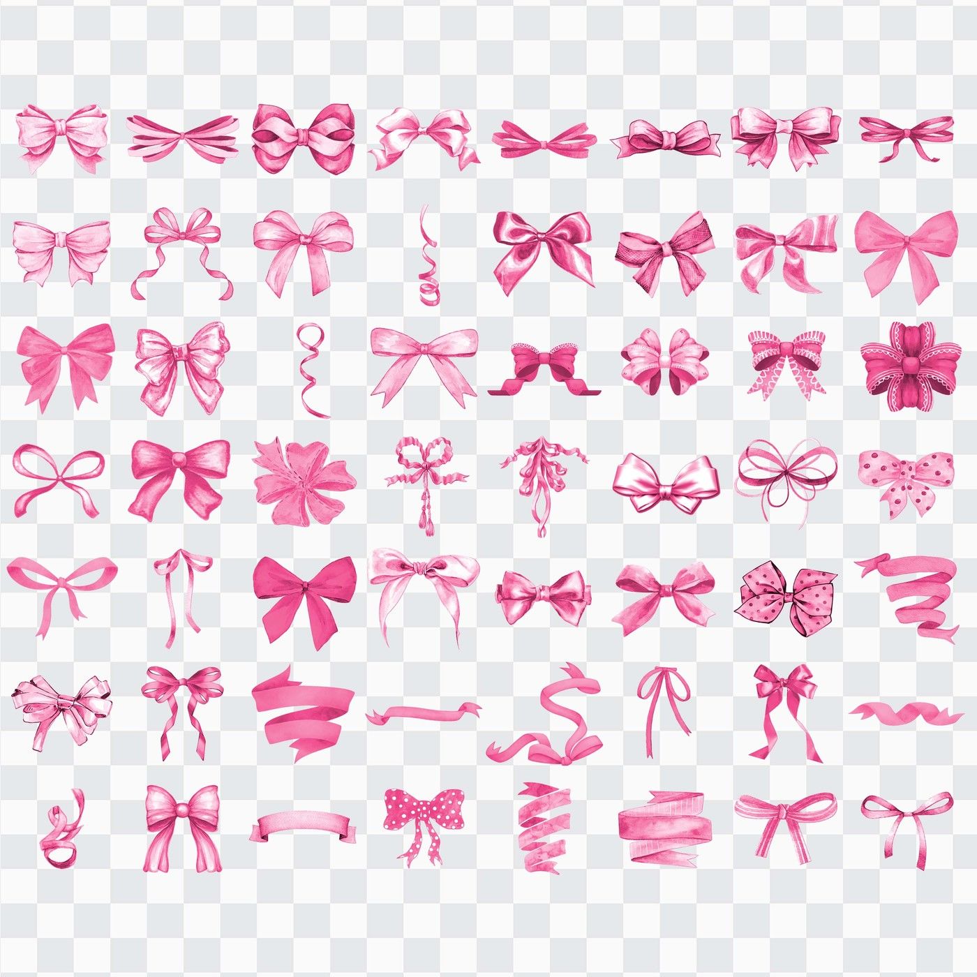 Pink Watercolor Bows Bow Frames Clipart Watercolor Bows Girly Clipart Pink  Bows Instant Download Commercial Use -  Canada