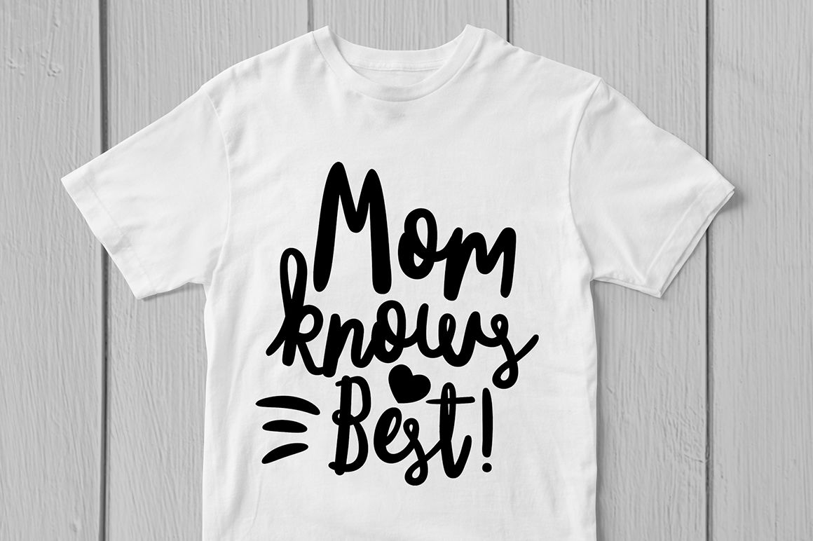 Download Mom Knows Best - Svg Cut File By CoralCuts | TheHungryJPEG.com