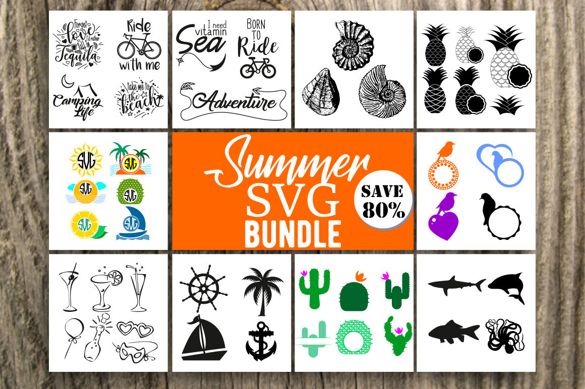 Download Summer SVG Bundle, Summer Design Bundle, 10 sets with 47 ...