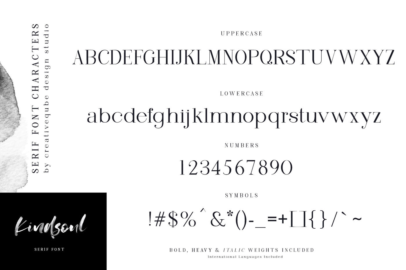 Kindsoul Svg Script Serif Font Duo By Creativeqube Design Thehungryjpeg Com