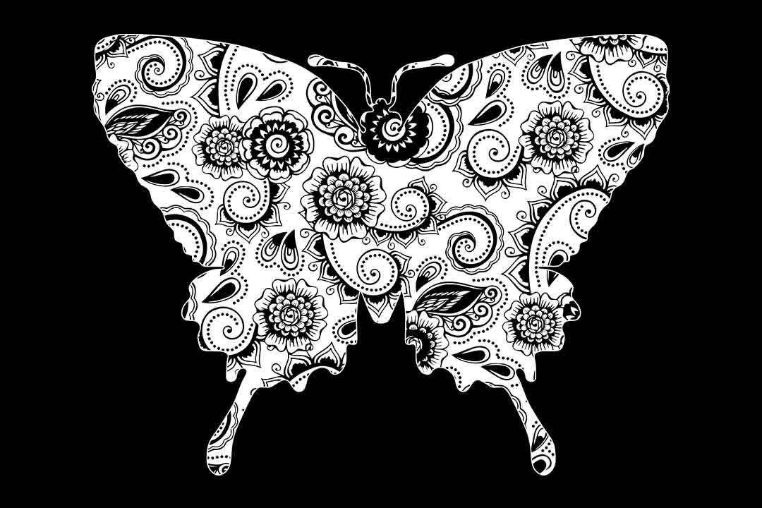 Free Free 137 Simple Mandala Butterfly Svg SVG PNG EPS DXF File