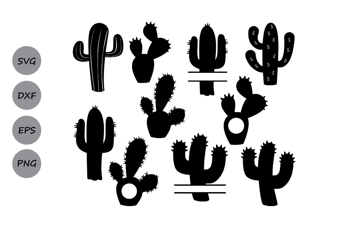All Free SVG Cut Files. silhouette vector cactus svg. silhouette cactus .....