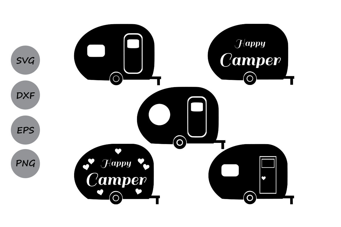 Download All Free Svg Cut Files Silhouette Camper Trailer Svg