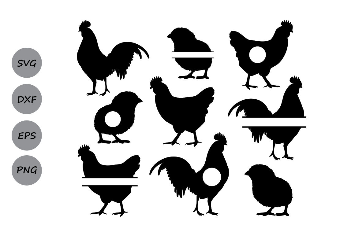 Download Chicken SVG, Chicken Monogram Svg, Rooster Svg, Hen Svg ...