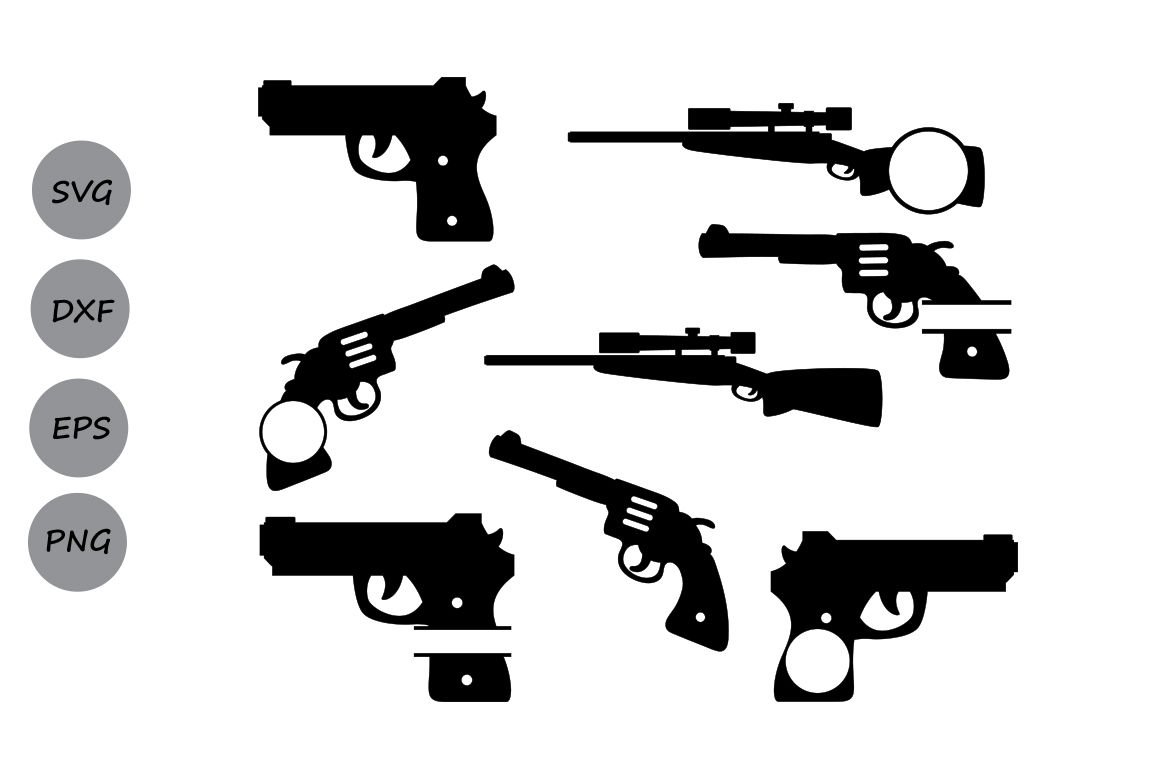 Download Gun svg, Gun Monogram svg, Gun Pistol svg, Cowboy Gun svg, Hunting Svg By CosmosFineArt ...