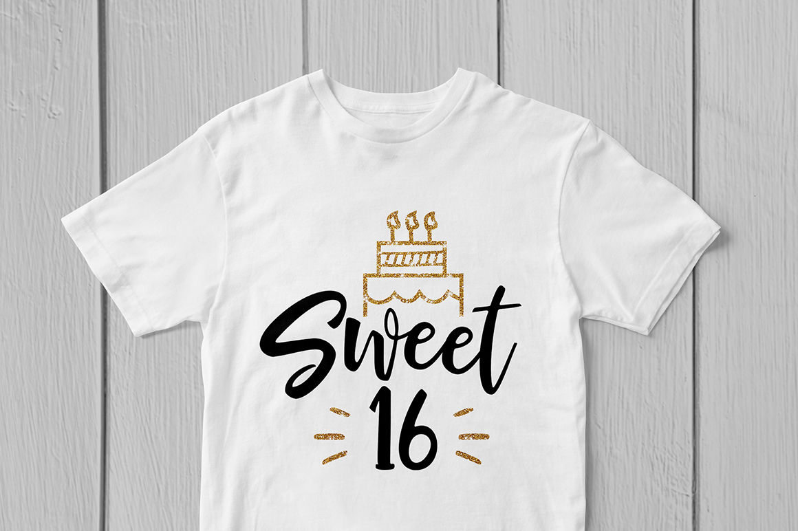 Download Sweet 16 - Birthday Svg Cut FIle By CoralCuts ...